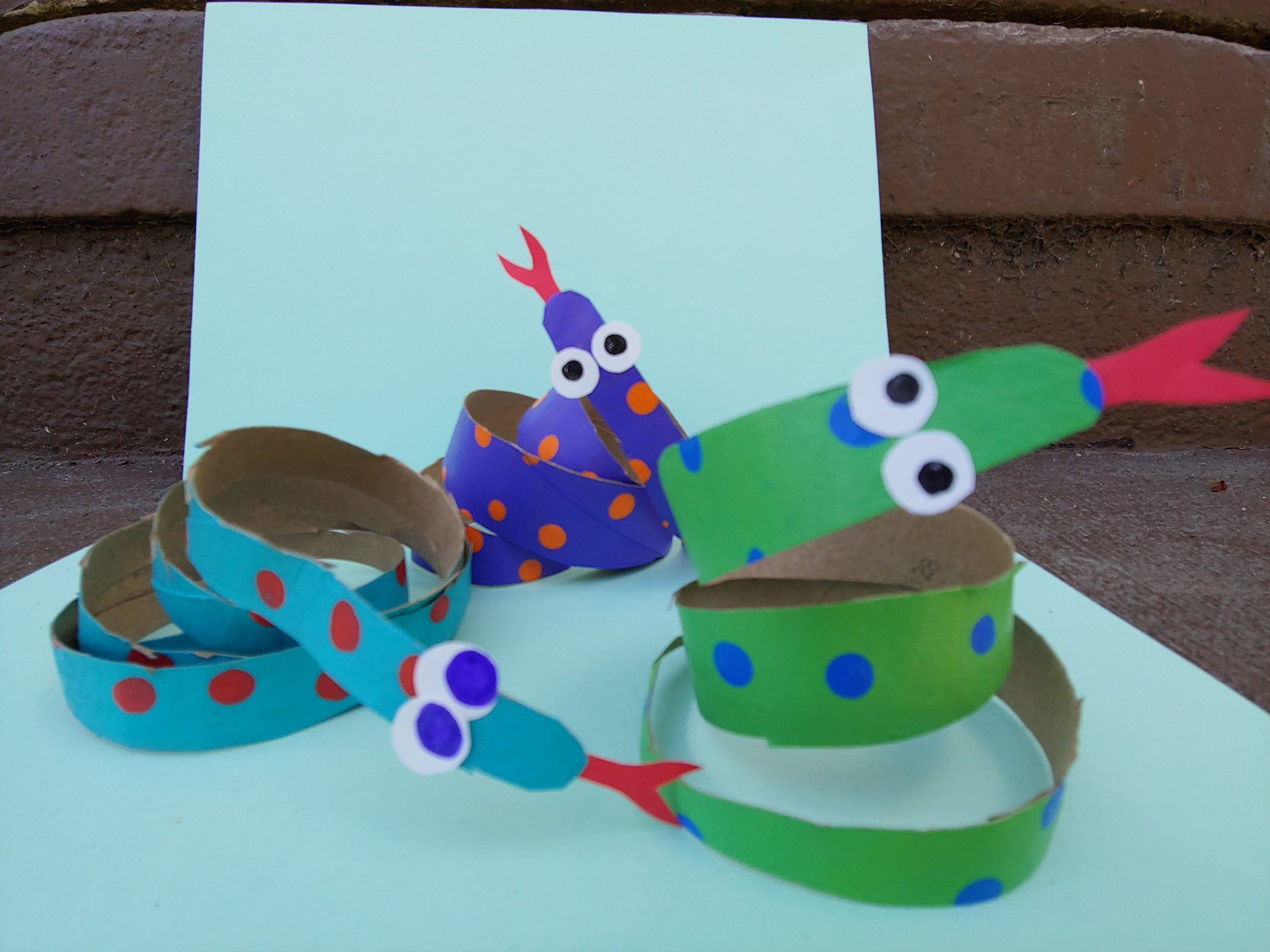 Snake Tube Craft Woodbridge Town Library