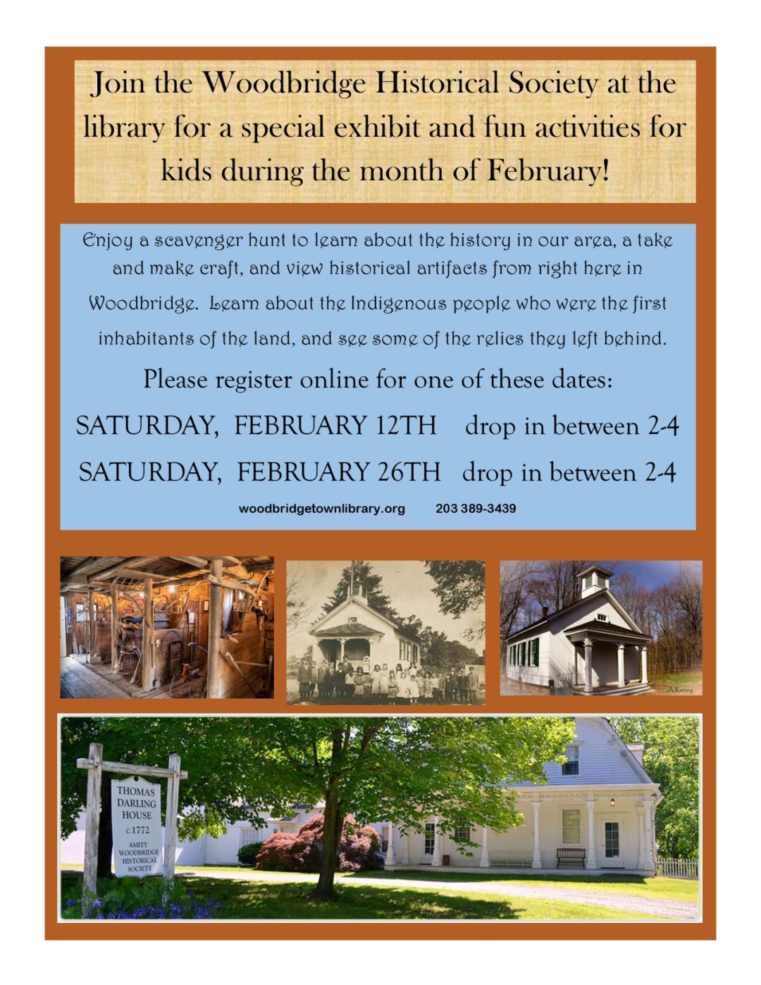 Amity & Woodbridge Historical Society Presents... Woodbridge Town Library
